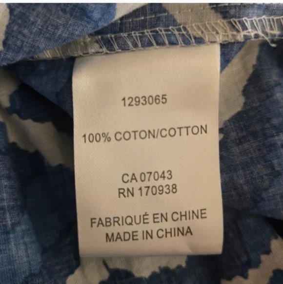 🆕️ House Of Harlow 1960 Blue Patterned Tiered Maxi Dress Size M - Picture 6 of 8